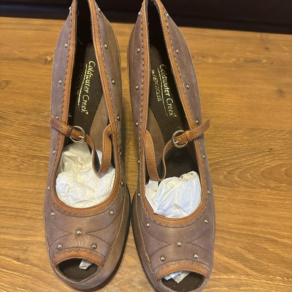 Coldwater Creek wedge shoes